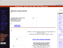 Tablet Screenshot of classroom.jc-schools.net